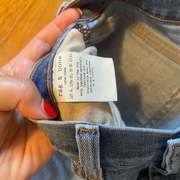 RAG & BONE | cut off denim shorts in gunner 28 - Picture 5 of 7